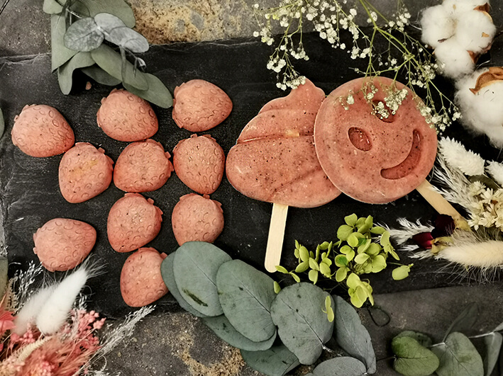 Gefrorene Melone für Hunde